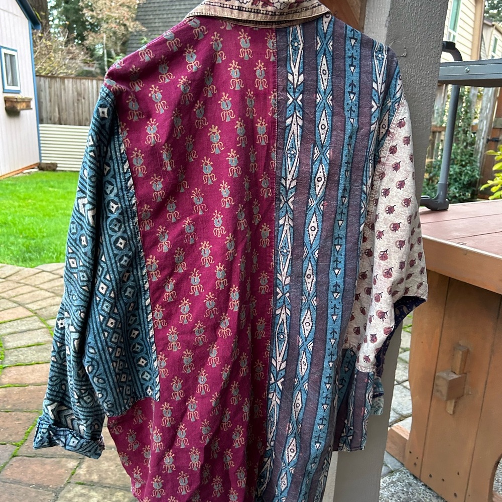 Sacred Threads Boho Patch Blouse Plus Size - image 4